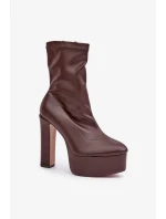 Boty na podpatku  model 204696 Step in style