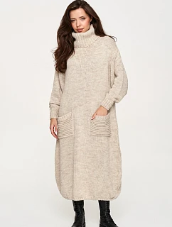 Dámské šaty oversize model 232057 Makadamia