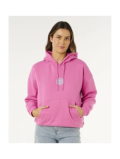 Dámská mikina RIP CURL Icons Of Surf Heritage Hood, růžová