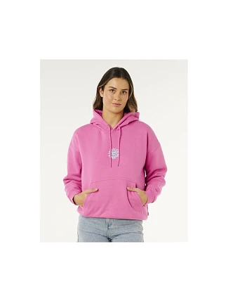 Dámská mikina RIP CURL Icons Of Surf Heritage Hood, růžová Dámská mikina RIP CURL Icons Of Surf Heritage Hood, růžová