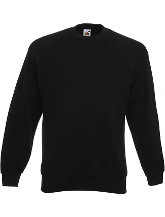 Fruit of the Loom Classic Set-In Sweat Mikina 16.2202 black