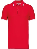 Kariban K 245 Pánské kontrastní piqué polo 20.K245 red/white/navy Kariban K 245 Pánské kontrastní piqué polo 20.K245 red/white/navy