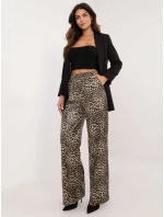 Kalhoty LK SP 509799.38 černé a béžové Kalhoty LK SP 509799.38 černé a béžové