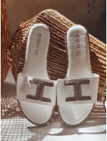 Dámské žabky GOLDISH white FashionStreet ZY0940