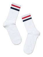 CONTE Ponožky 157 bílo-červené
