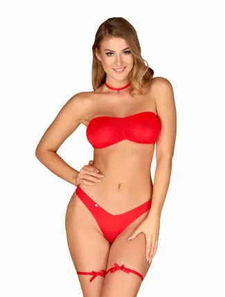 Vánoční kostým Kissmas set - Obsessive Vánoční kostým Kissmas set - Obsessive