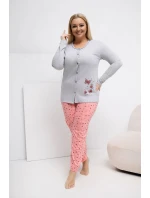 Pohodlná pyžama pro plnoštíhlé model 223305 Forever Pink