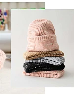 Beechfield B 330R Pletená čepice Patch "Chunky Knit" 53.330R strawberry haze