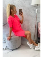 Souprava top+legíny růžová neonová Souprava top+legíny růžová neonová