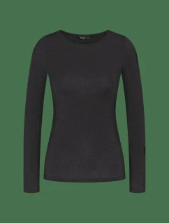 Beauty Layers LSL Top Wool - BLACK - TRIUMPH BLACK - TRIUMPH