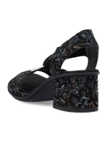 Pohodlné černé sandály Rieker W RKR679 Pohodlné černé sandály Rieker W RKR679
