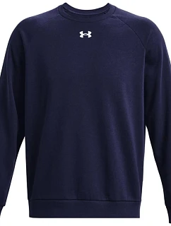 Pánská mikina Under Armour Rival Fleece Crew, tmavě modrá, 1379755, 410 S