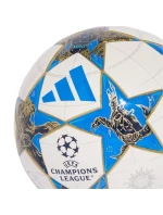 Adidas UCL Mini 25/26 League Stage fotbalový míč bílý, modrý a zlatý JP1544
