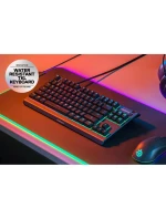 SteelSeries Apex 3 Bezklávesová herní klávesnice RGB LED světlo Americké drátové spínače Whisper-Quiet SteelSeries Apex 3 Bezklávesová herní klávesnice RGB LED světlo Americké drátové spínače Whisper-Quiet