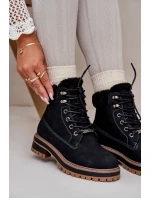 Zateplené dámské boty Big Star OO274A287 Černé Zateplené dámské boty Big Star OO274A287 Černé