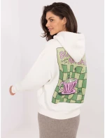 Mikina D10608BC02654E bílá Mikina D10608BC02654E bílá