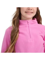 Dívčí fleecová mikina 4F F060 fuchsiová 4FJWAW25UFLEF060 55S