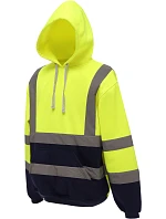 Yoko HVK 05 Hi-Vis mikina s kapucí 79.VK05 hi vis yellow/navy Yoko HVK 05 Hi-Vis mikina s kapucí 79.VK05 hi vis yellow/navy