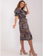 LK SK 507468 šaty.75P grafit LK SK 507468 šaty.75P grafit