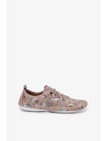 Dámské polobotky z přírodní kůže Artiker – béžové