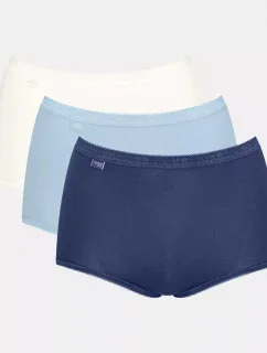 Dámské kalhotky Basic+ Maxi C3P - UNKNOWN - kombinace modré V020 - SLOGGI