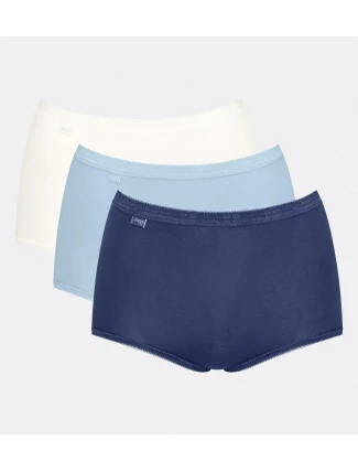 Dámské kalhotky Basic+ Maxi C3P - UNKNOWN - kombinace modré V020 - SLOGGI