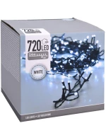 VÁNOČNÍ STROM SVĚTLA ŘETĚZCE 720 VEDL STUDENÁ BÍLÁ
