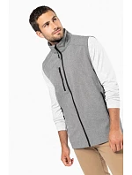 Kariban K 403 Pánská 3-vrstvá softshellová vesta 20.K403 marl grey Kariban K 403 Pánská 3-vrstvá softshellová vesta 20.K403 marl grey