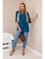 Halenka s prodlouženým zadním dílem námořní