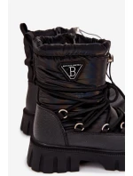 Dětské černé sněhule Adelisse Dětské černé sněhule Adelisse