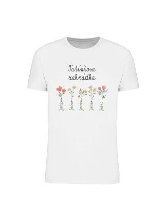 Personalizované pánské tričko - tatínkova/dědečkova zahrádka Personalizované pánské tričko - tatínkova/dědečkova zahrádka