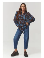 Košile s dlouhým rukávem model 219728 Makadamia Košile s dlouhým rukávem model 219728 Makadamia