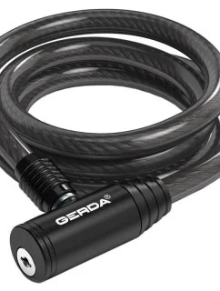 Kabelový zámek na kolo Gerda, kulaté tělo, Flex 1000/8K OSFL010000806K2ZP