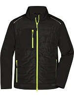 Daiber JN 1820 Pánská hybridní bunda 02.1820 black/neon yellow Daiber JN 1820 Pánská hybridní bunda 02.1820 black/neon yellow