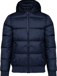 Kariban K 6166 Bunda ripstop s kapucí 20.6166 navy