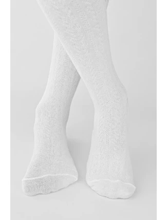 ŽEBROVANÉ PUNČOCHOVÉ KALHOTY VE TVARU RYBÍ KOSTI RB012 0-2 ROKY