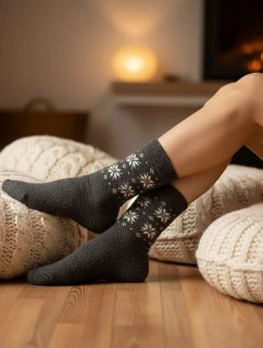 WiK 37754 Teplé kvalitní ponožky 35-42