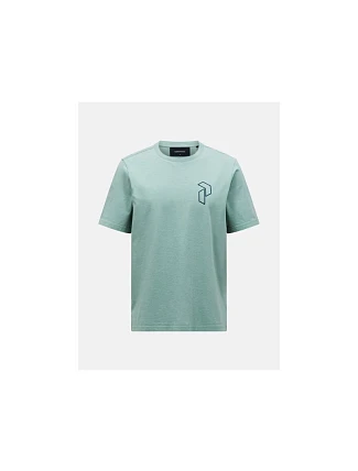 Pánské tričko PEAK PERFORMANCE M Original Graphic Tee, zelené Pánské tričko PEAK PERFORMANCE M Original Graphic Tee, zelené