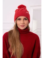 Fleecová čepice Wanda K281 červená