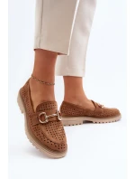 Dámské lodičky s výšivkou Camel Talesse