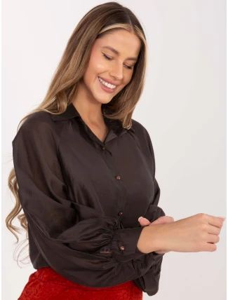 Košile IT KS 28979.63 tmavě hnědá