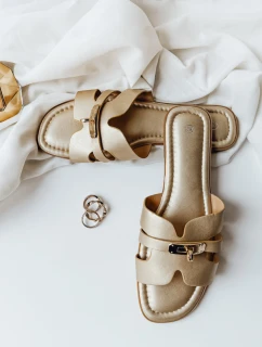 ZALVETA dámské zlaté žabky FashionStreet ZY0980