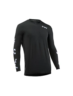 Cyklistické tričko NORTHWAVE XTrail Jersey L/s, černé