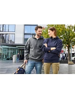 Daiber JN 839 Prac. mikina z bio bavlny, kapuce, "1/4" zip 02.0839 black Daiber JN 839 Prac. mikina z bio bavlny, kapuce, "1/4" zip 02.0839 black