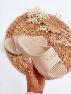 Lehké pěnové dětské pantofle Big Star NN374559 béžové