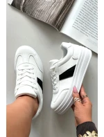 Dámské tenisky na platformě bílé Elvessia