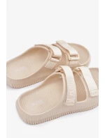 Dámské pěnové pantofle s pásky Big Star – béžové