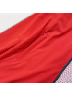 Letní červená dámská bunda s podšívkou (HH036-5)