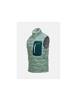 Pánská péřová vesta PEAK PERFORMANCE M Helium Utility Down Vest, zelená barva