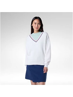 Dámský svetr ROSSIGNOL W Knitted V Neck, bílý